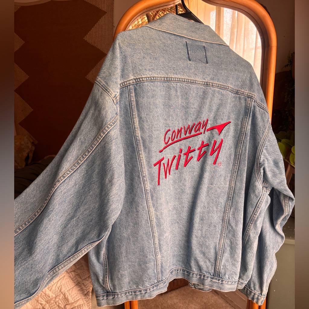 Big Smith Brand Conway Twitty Denim Jacket Oversized